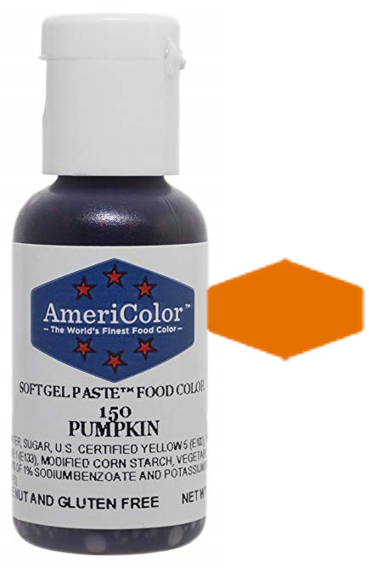 Pumpkin, Americolor Soft Gel Paste Food Color, .75oz