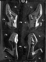 3D Woman Shoes Chocolate Mold