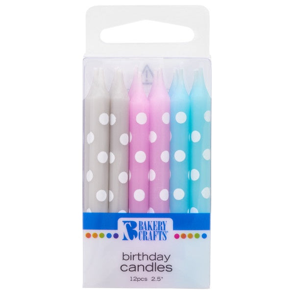 Baby Mix Polka Dot Candles