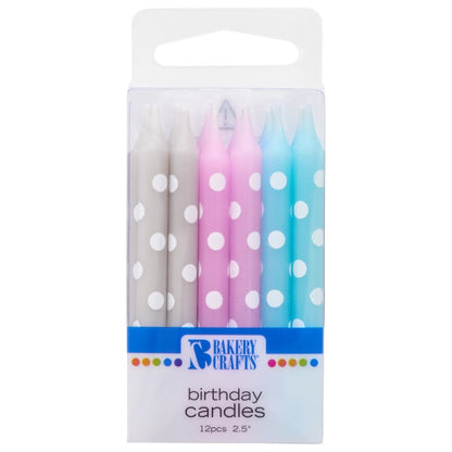 Baby Mix Polka Dot Candles