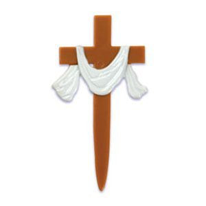 Brown Cross with Drape - 12 Picks