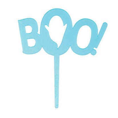 Boo! Blue Ghost Halloween Cake Layon/Pick