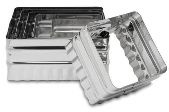 Ateco 6 Piece Double Sided Square Cutter Set