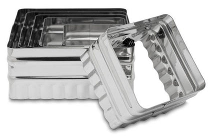Ateco 6 Piece Double Sided Square Cutter Set