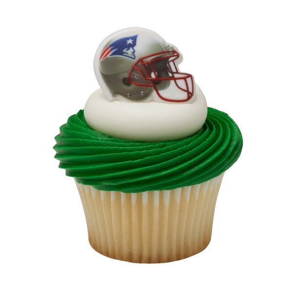 New England Patriots Cupcake Rings- 12 Cupcake Rings