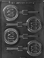 100th Anniversary/Birthday Chocolate Lollipop Chocolate Mold