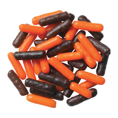 Black and Orange Sprinkles / Jimmies