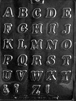 1 Inch, Alphabet Letters A-Z Chocolate Mold