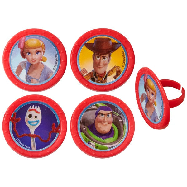 Toy Story Toys Play Cupcake Rings - 12 Rings
