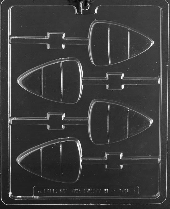 Large Candy Corn Lollipop Chocolate Mold