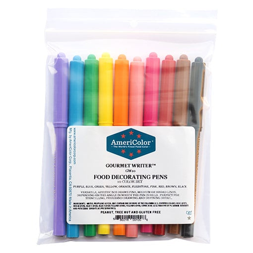 10 Color, Americolor Gourmet Writing Pen Set