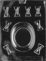 Bow And Top Hat Dessert Cup Chocolate Mold