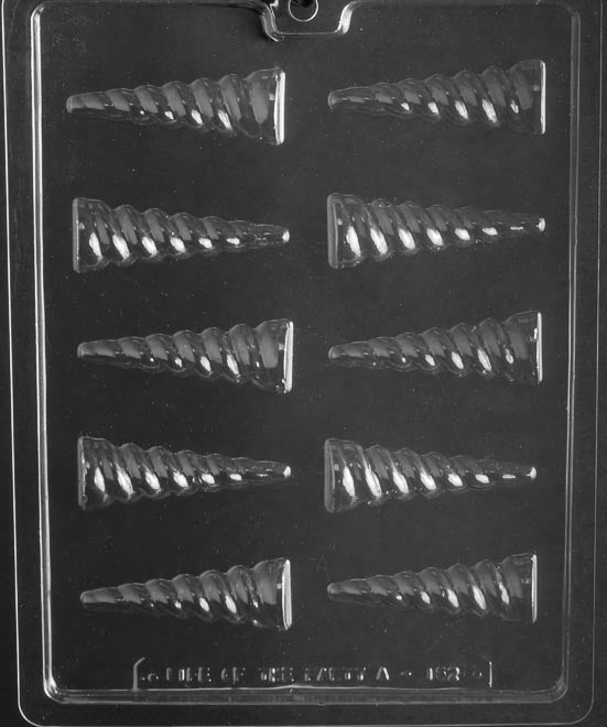 3D Unicorn Horn Chocolate Mold
