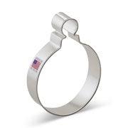 Ann Clark Christmas Ornament Cookie Cutter (Round) 4 1/2"