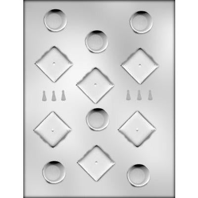 Graduation Cap Chocolate Mold
