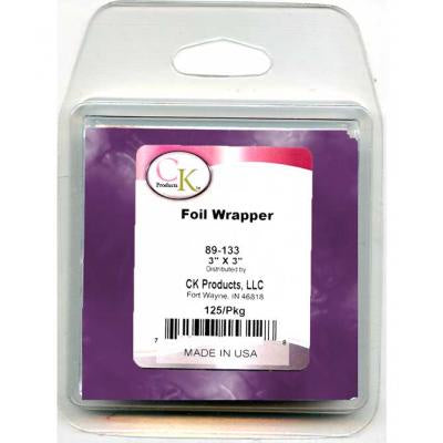 Purple Foil Wrapper - 3"x3" - 125/Package