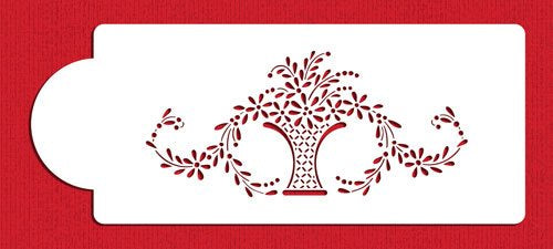 Wedding Basket Cake Stencil