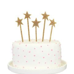 Gold Shooting Star Cake Topper