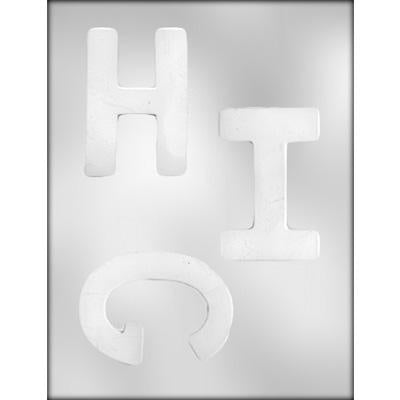 Letter G-H-I Chocolate Mold