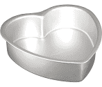 6x3 Inch, Fat Daddio's Heart Cake Pan