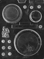 3-Tiered Wedding Cake Chocolate Mold