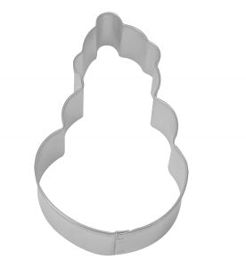 4 Inch Snowman With Pom Pom Hat Cookie Cutter