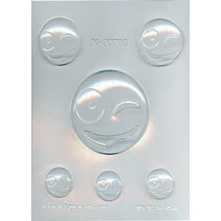 Wink Emoji Chocolate Mold
