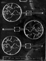 Globe Lollipop Chocolate Mold