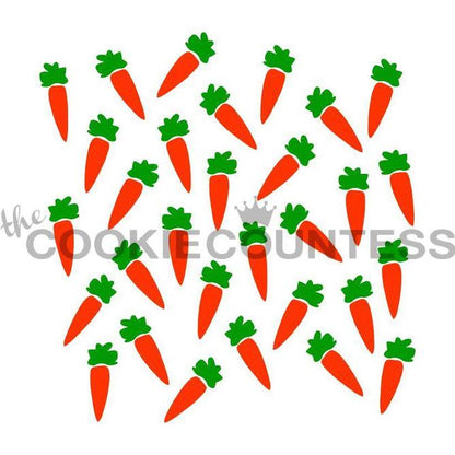 2 Piece Carrot Stencil