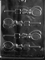 Tennis Racquet Lollipop Chocolate Mold