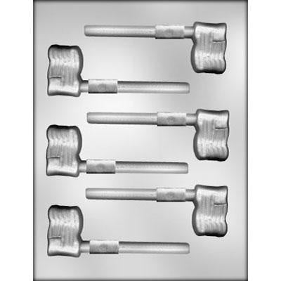 Small American Flag Lollipop Chocolate Mold