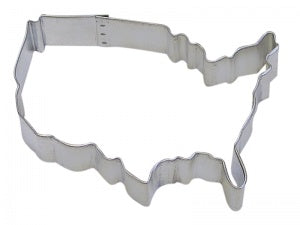 4.25 Inch USA Map Cookie Cutter