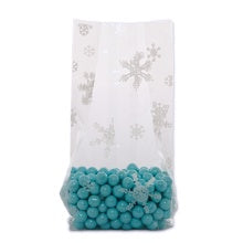 Snowflakes Treat Bags - 5x3x11.5 - 10 Bags