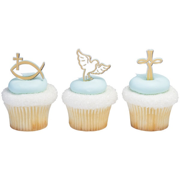 Spiritual Icons Cupcake Picks - 12 Picks