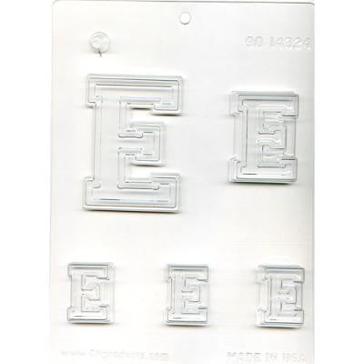 Collegiate E Chocolate Mold