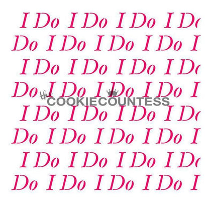 I Do Repeat Stencil