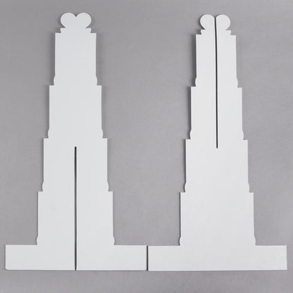 5 Tier, White Cupcake Stand