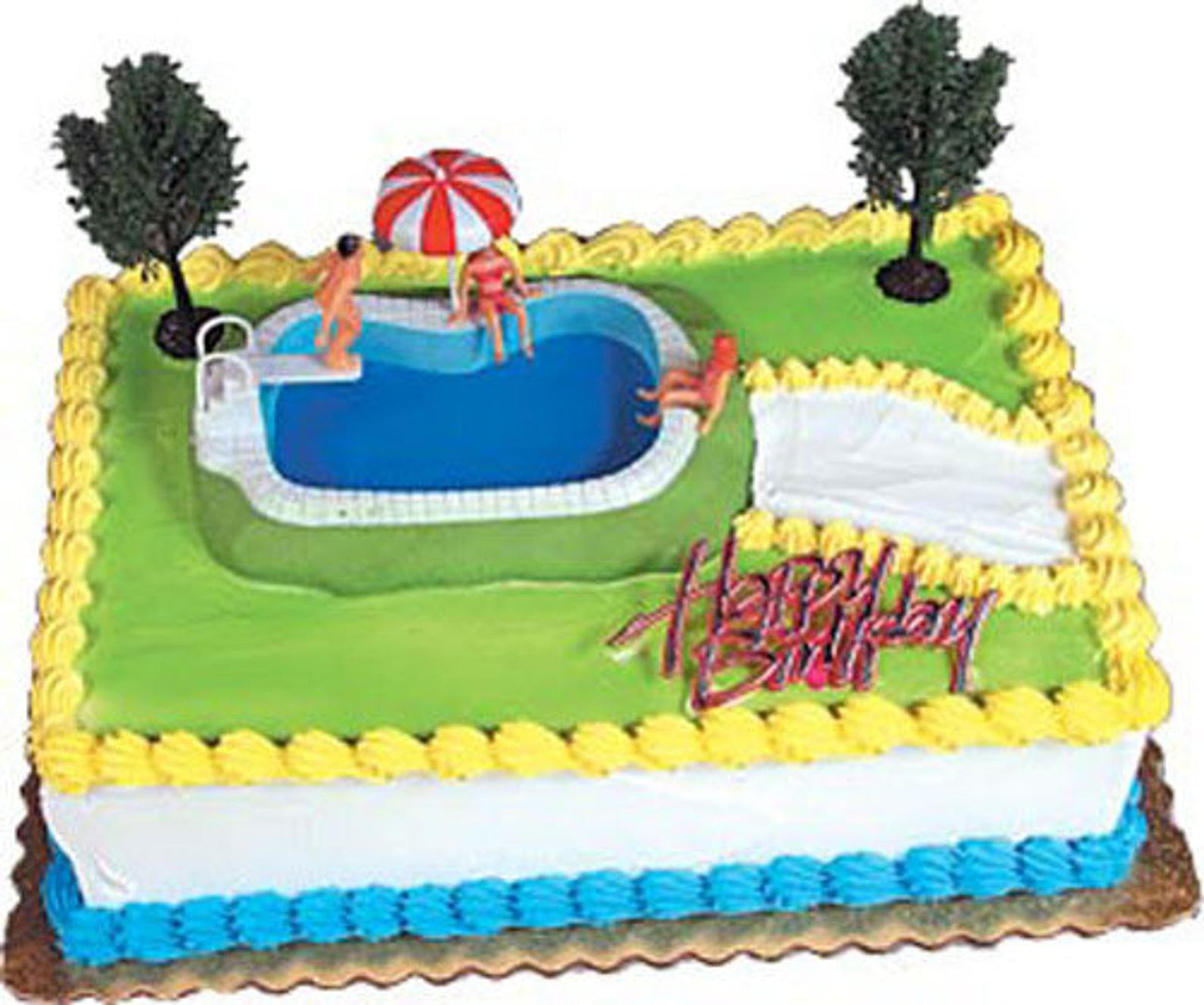 Swimming Pool Cake Decorating Kit