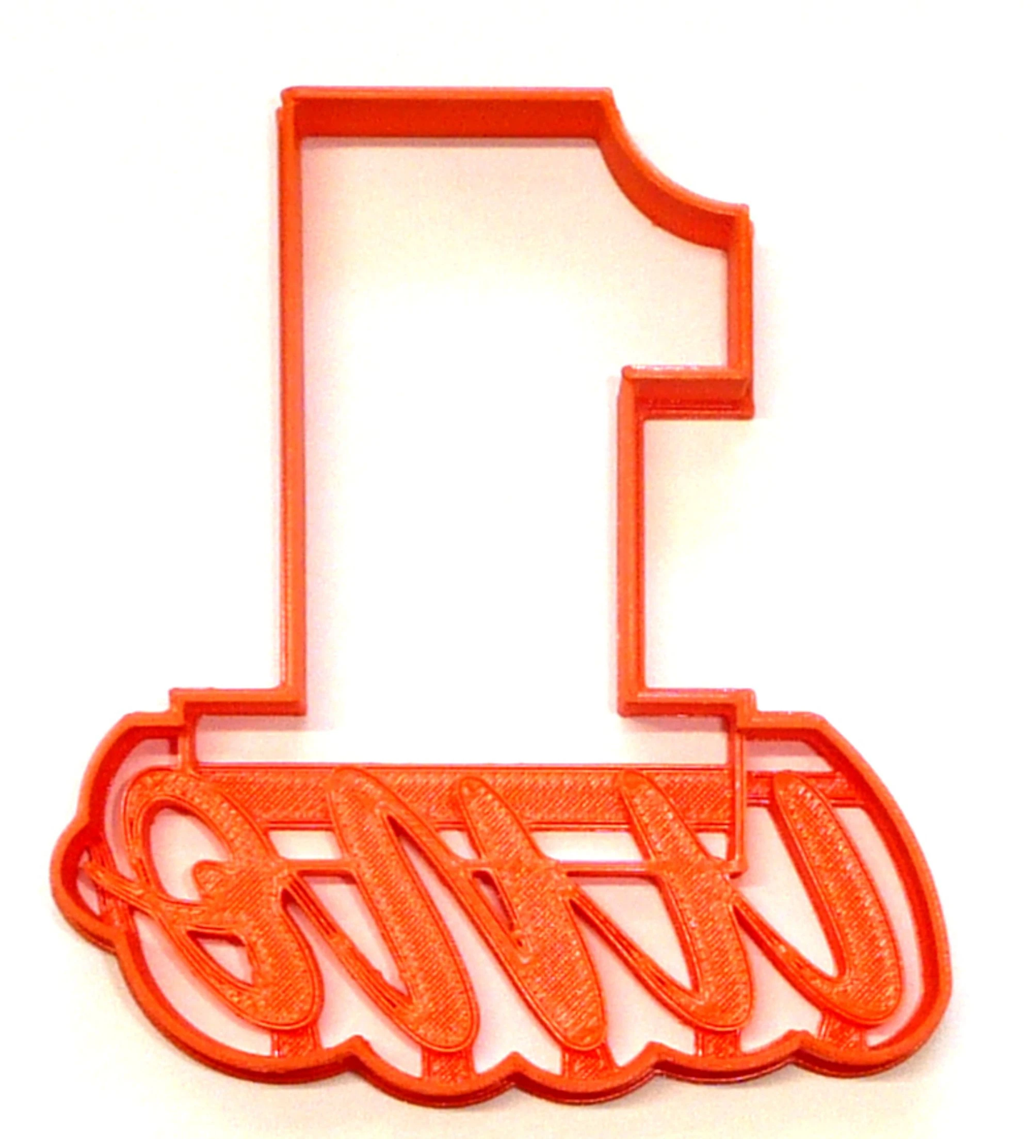 Spanish Number Uno 1 Cookie Cutter