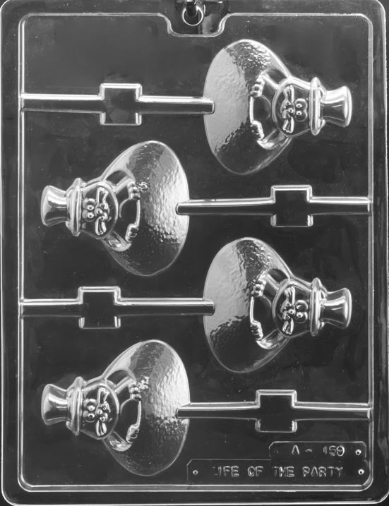 Ground Hog Lollipop Chocolate Mold