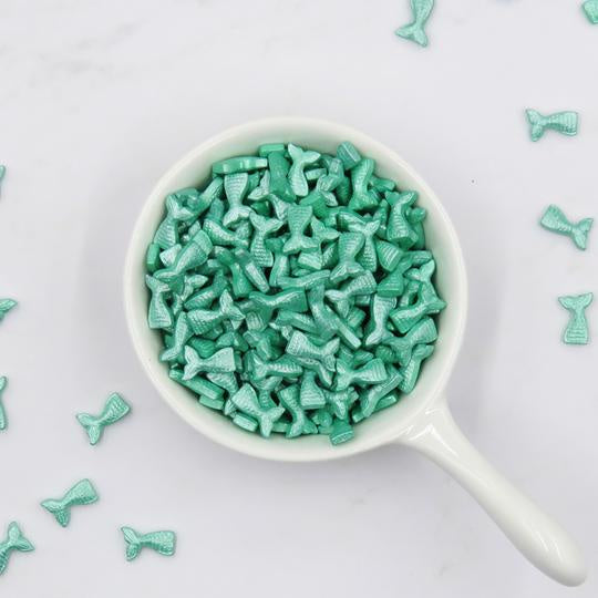 Teal Mermaid Tail Candy Sprinkles