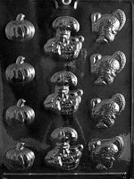 Assorted Thanksgiving Chocolate Mold