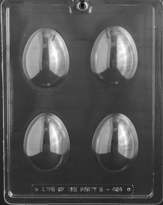 3 Inch, 3D Eggs Chocolate Mold (4 Cavities)