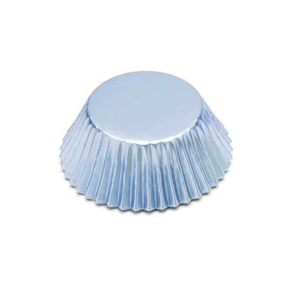 Light Blue Foil Baking Cups - 32 count
