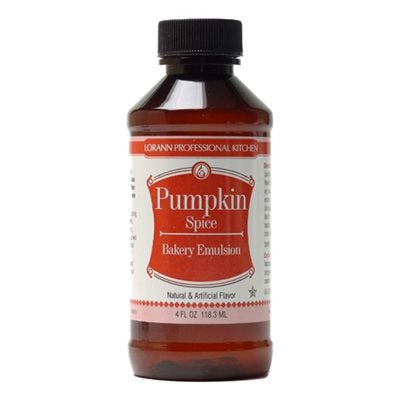 Pumpkin Spice Bakery Emulsion, 4oz, Lorann Oils