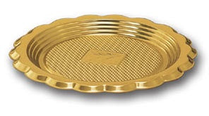 Mini Medoro Gold Round Tray - 12cm - 10 pieces