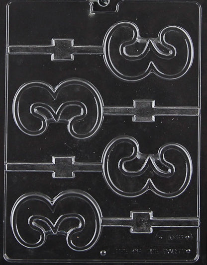 Number 3 Lollipop Chocolate Mold