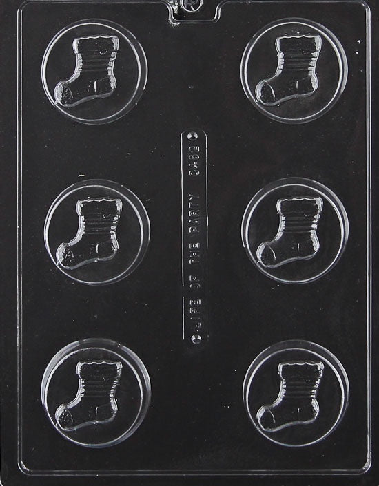 Christmas Stocking Chocolate Covered Cookie Mold