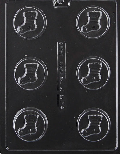 Christmas Stocking Chocolate Covered Cookie Mold