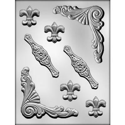 Baroque Mold #3 Chocolate Mold